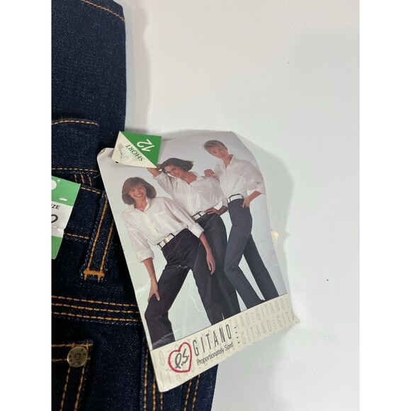 P.S. Gitano Ms Aspen Blue Jeans Size 12 Style P126 30 Waist 29 Length Vintage - Picture 3 of 8